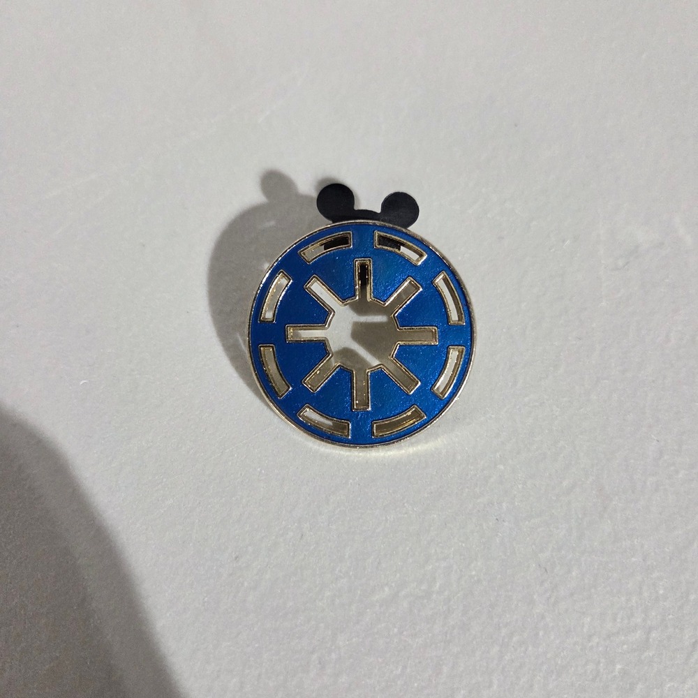 Disney Trading Pin Unisex OS Blue Star Wars Galactic Empire Imperial Cog Logo